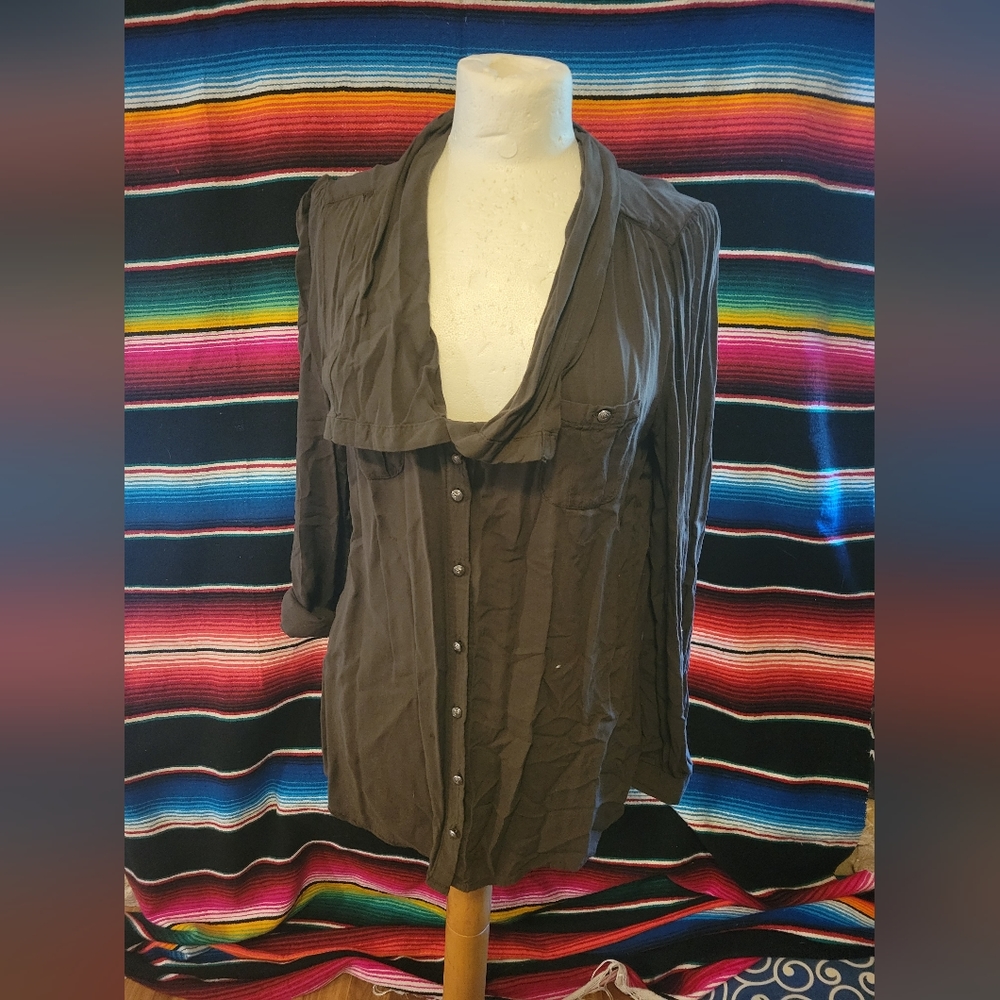 Blouse - Anthropologie Odille button down